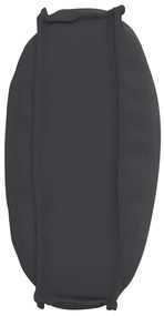Almofada de Palete para Encosto Preta 70 x 40 x 12 cm em Tecido Oxford