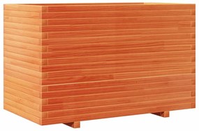 Vaso/floreira jardim 110x60x72 cm pinho maciço castanho mel