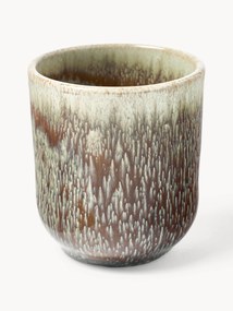 Canecas artesanais com vidrado reativo Danza, conjunto de 4