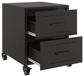 Mesa de cabeceira 36x39x43,5 cm aço preto