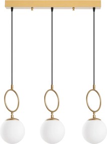 Candeeiro de Teto Ring – Dourado – 75 cm