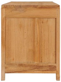 Móvel de TV 120x30x40 cm madeira de teca maciça