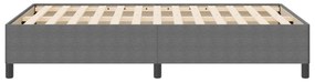Estrutura de Cama vidaXL Cinza Claro 120x190 cm em Tecido Cotelê