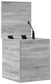 Caixa de arrumação 40x42x46 cm derivados madeira cinza sonoma