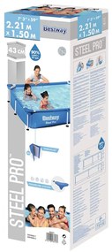 Piscina Steel Pro 221x150x43 cm