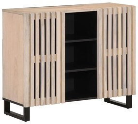 vidaXL Aparador 90x34x75 cm madeira de mangueira maciça