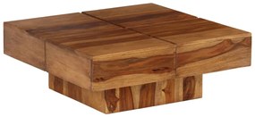 Mesa de centro 80x80x30 cm madeira de acácia maciça