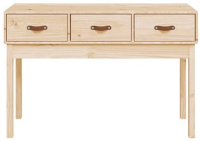 Mesa consola 114x40x75 cm madeira de pinho maciço