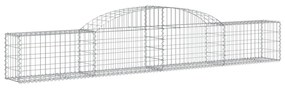 Cestos gabião arqueados 20pcs 300x30x40/60 cm ferro galvanizado