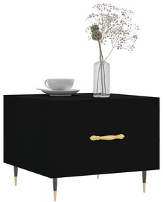 Mesa de centro 50x50x40 cm derivados de madeira preto