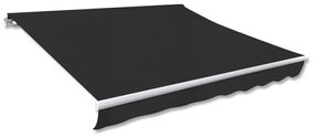 vidaXL Tecido de substituição para toldo 6x3 m antracite