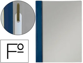 Bolsa Dosser Esselte Fastener em Pvc Formato Fólio Cor Azul-Marinho