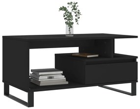 Mesa de centro 90x49x45 cm derivados de madeira preto