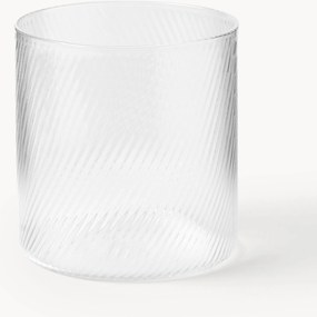 Copos em vidro borossilicato artesanais Limon, conjunto de 4