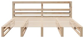 Cama sem colchão 180x200 cm madeira de pinho maciça