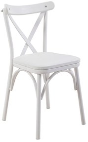 Conjunto de Mesa de Jantar Extensível e Cadeiras Oliver – Branco – Mes
