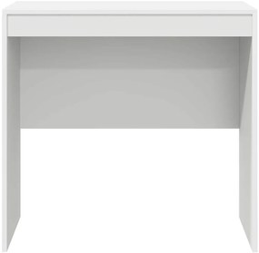 Mesa Branca 80x50x76 cm Madeira Revestida