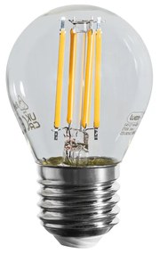 Set van 5 E27 dimbare LED lampen filament G45 helder 4W 470 lm 2700K