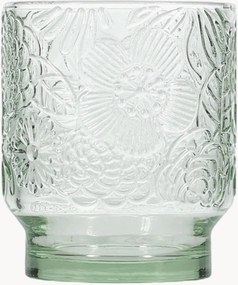 Copos de vidro Flora, conjunto de 4