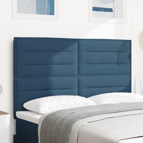 Cabeceira Design Lines Azul 160 cm Tecido
