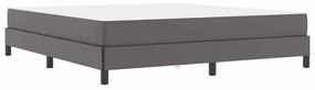 Cama Outros Cinzeto 180 x 200 cm Couro sintético