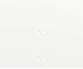 Orlas de relva 10 pcs branco 25x103 cm aço laminado a frio