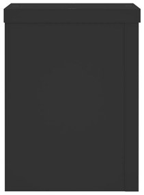 Suportes p/ plantas 2 pcs 15x15x20 cm derivados madeira preto