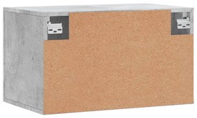 Armário parede 60x36,5x35 cm derivados madeira cinzento cimento