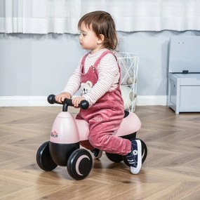 HOMCOM Andador para bebés acima de 18 meses tipo quadriciclo com 4 Rod
