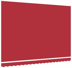 Tecido para Toldo Substituto para Estrutura de 4.5x3 m Vermelho