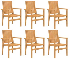 Conjunto de jantar para jardim 7 pcs madeira de teca maciça