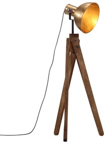vidaXL Candeeiro de pé 25 W 45x45x120 cm E27 bronze antigo