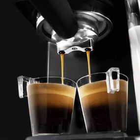 Máquina de café semiautomática Power Instant-ccino 20 Touch Serie Nera 20 bares de pressão, capacidade 1,4 L, sistema de aquecimento por ThermoBlock e