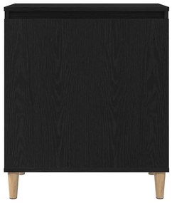 Sideboard vidaXL Preto Carvalho 60x35x70 cm Madeira de engenharia