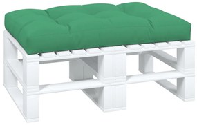 Almofadão para sofá de paletes 120x80x12 cm tecido verde