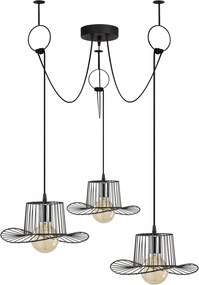 Candeeiro Tel – Preto – Diâmetro 118 cm, Altura 122 cm