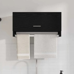 Guarda-roupa vidaXL Carvalho Preto 70x32,5x35 cm em Madeira de Engenha
