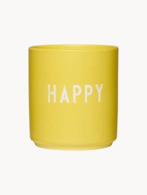 Caneca de design Favourite Happy com inscrição