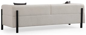 Sofá de 3 Lugares Gio – Branco – 225 cm x 93 cm x 75 cm