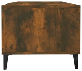 Mesa de centro 102x50x40 cm madeira processada carvalho fumado