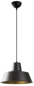Candeeiro Chandelier Saglam – Preto e Dourado – 30 cm de Diâmetro, 116