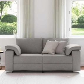 Sofá Loveseat em Taupe - Tecido de 140 cm