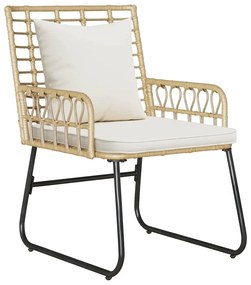 Conjunto de Jantar para Jardim 3 pcs Preto, Antracite
