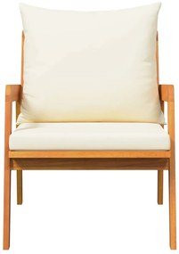 Cadeiras de Jardim 2 pcs 59.5x65x71.5 cm Madeira Sólida de Acácia