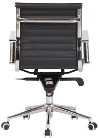 Cadeira de escritório ROTERDAM, giratório, pele sintética preta