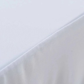 Capa extensível para mesa c/ camilha 2 pcs 183x76x74 cm branco