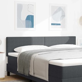 Cabeceira vidaXL Design Simples Cinza Escuro 180 cm Tecido Córdura