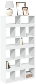 vidaXL Estante 100x33x187,5 cm derivados de madeira branco