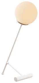 Candeeiro de Mesa Golf – Branco – 30 x 30 cm