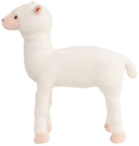 Brinquedo de montar alpaca peluche branco XXL